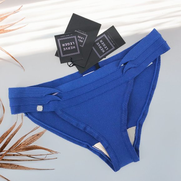 Herve Leger Other - HERVE LEGER🌺Milou Blue Bikini Bottom👙Sz XS